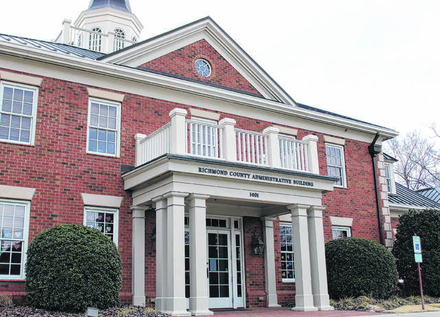 
			
				                                Daily Journal file photo
                                The Richmond County Administration Building where all of the meetings with municipal leaders to find a solution to the sales tax dispute will be held in the coming weeks.
 
			
		