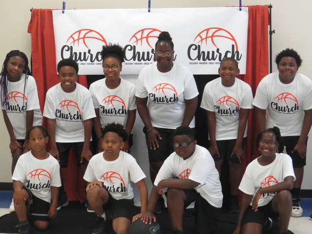 
			
				                                The inaugural Church basketball camp team.
 
			
		