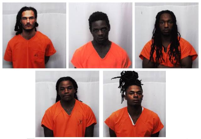 
			
				                                (From top left) Williams, Watkins, Latice, Ellerbe and Dockery
 
			
		