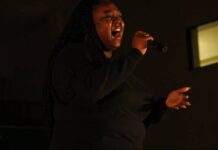 
			
				                                Amya Johnson performing “Stand Up” by Cynthia Ervivo at Richmond Senior High’s Black History: Celebration of the African Diaspora Thursday night. Her performance earned a standing ovation and uproarious applause.
 
			
		