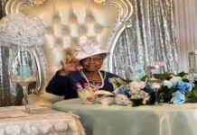 
			
				                                Ms. Lee E. Love at her 89th birthday celebration last year.
                                 Photos courtesy of Alberta Love

			
		