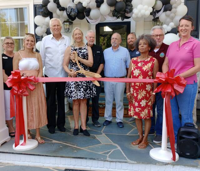 129935241_web1_IMG_20230824_162548
Married owners Randy Coble and Clair Campbell proudly introduced their new business venture to the community, the Westwood Lodge and Hunt Club.
Lauren Monica | Anson Record