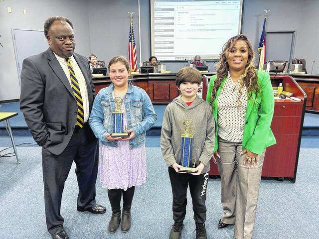 130385444_web1_Spelling
During the months meeting of the Board of Education for Scotland County Schools Meeting, the school district recognized District Spelling Bee Winner, Dawson Bean, a sixth grader at Spring Hill Middle School, and Kaia Strickland, a fourth grader at South Johnson Elementary.
Merideth Bounds | Scotland County Schools
